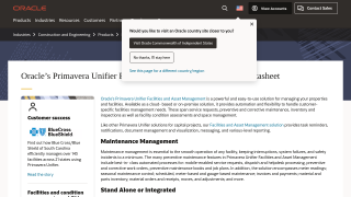 Oracle Primavera Unifier
